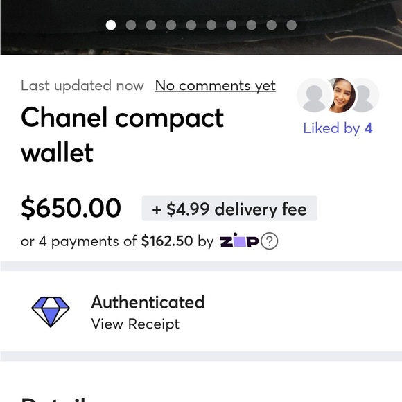 Chanel Caviar Small Boy Wallet - Picture 13 of 14